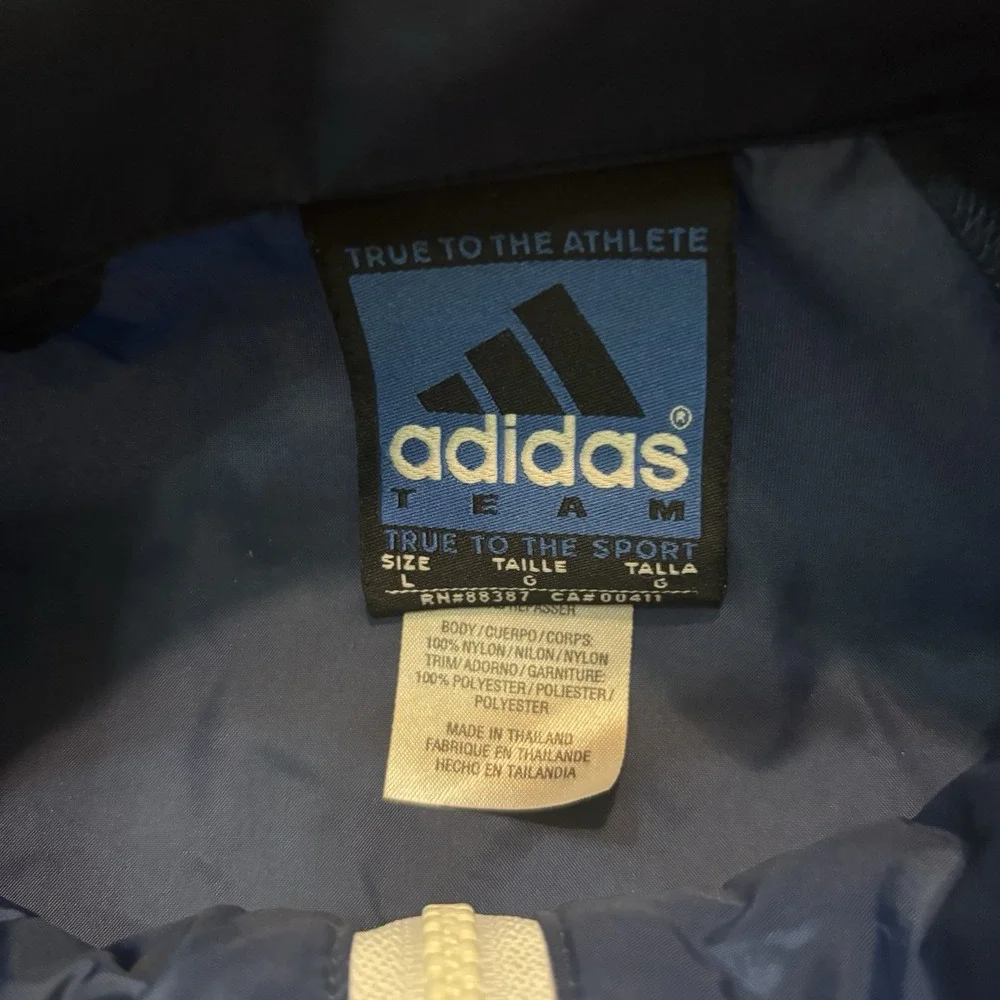 Vintage Adidas New York Yankees Track Jacket Windbreaker Varsity Bomber NY Large